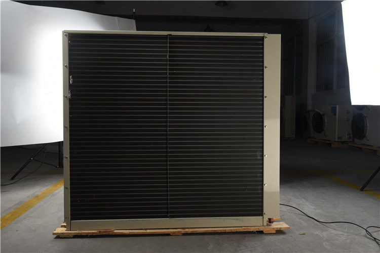 ODM 비트저 구리 튜브 시원한 방 압축기 응축 유닛 4 선풍기들 핀 형태