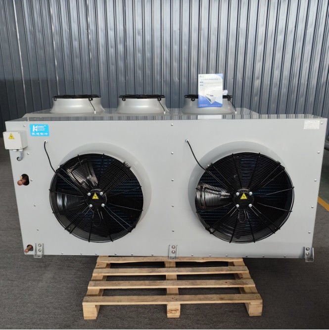 Vertical side mounted condenser suitable for air-cooled condensing units that require separate installation of condenser and compressor