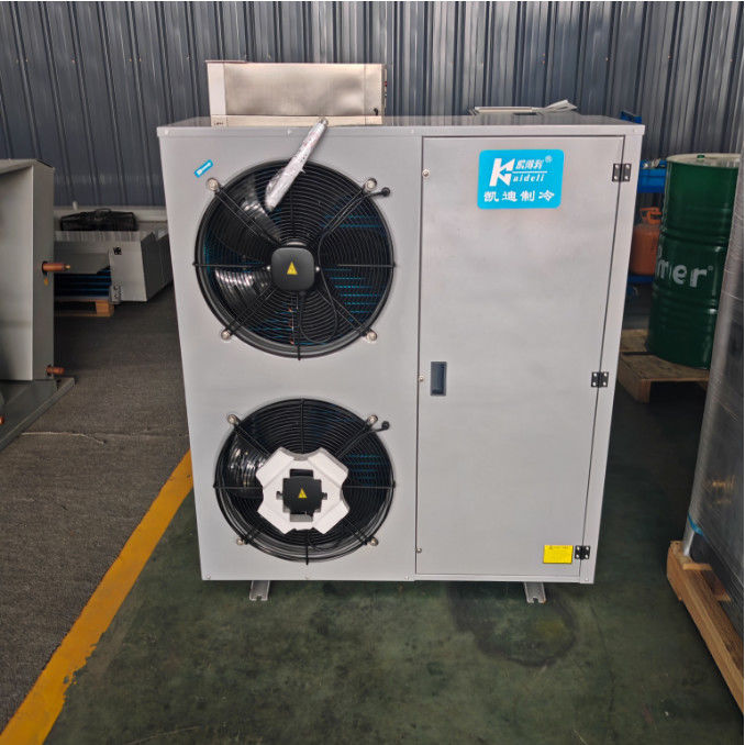 OEM 서비스 예 380V / 50HZ 냉동실 응축 단위 공기 냉각 증발기 유형